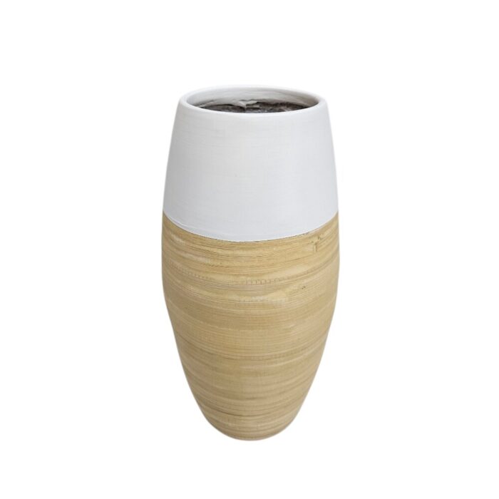 Vina Organic Vase KMH4310B Top Two-tone modern vase