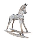 White wash rocking horse