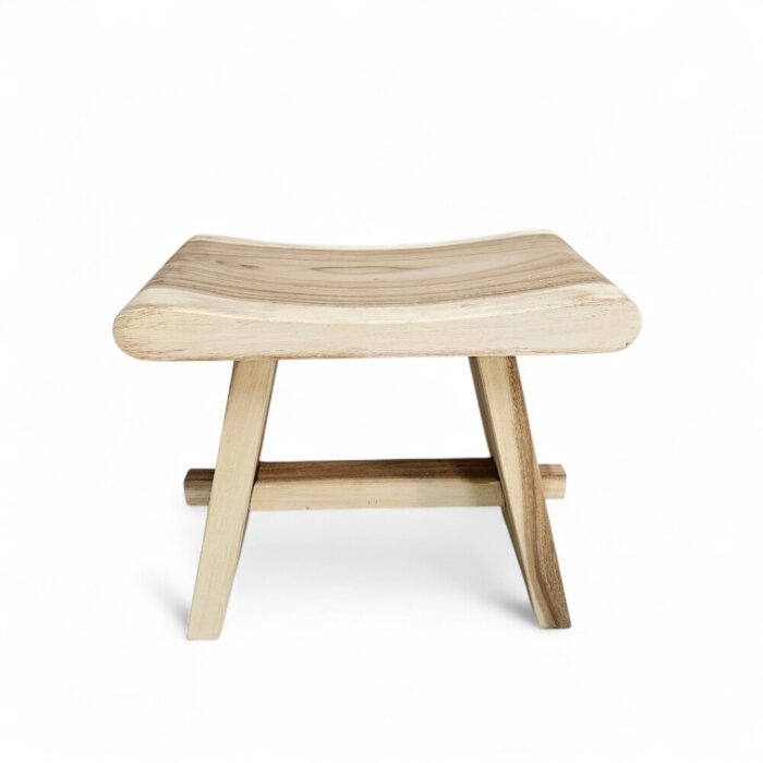 Ceylon Natural Stool KIZ0110 Main Ceylon Teak Stool
