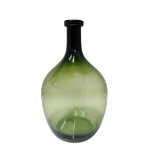 Green Glass Vase