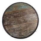 Iron Drum Side Table