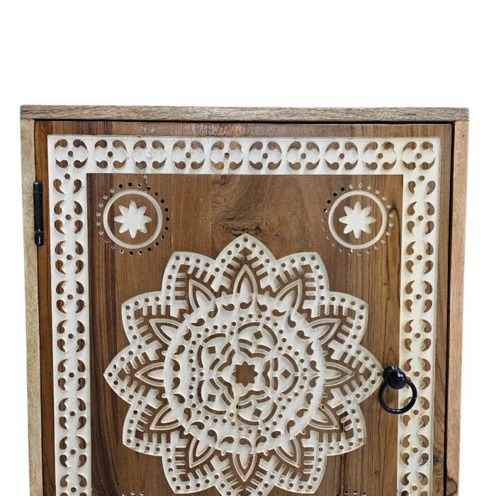 Mandala Bedside Pedestal KMF22150A Close