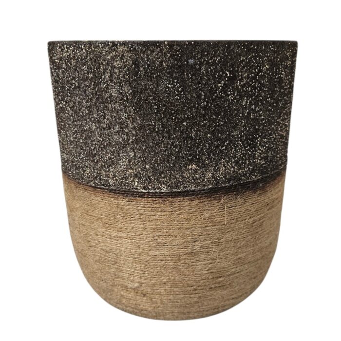 Metal And Rop Pot KMH4314 Front