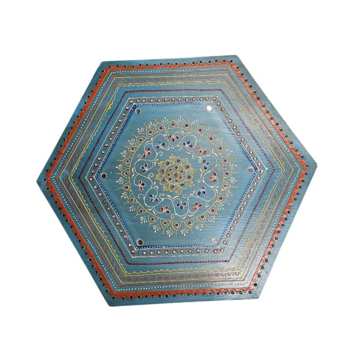 Morocco Side Table Set Blue KMF32066A Top Morocco Side Table