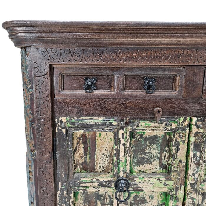 Old Door Sideboard KMF14534 Close Up Old Door Sideboard