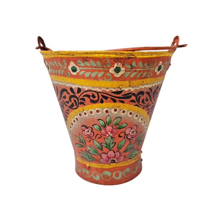 Painted Metal Bucket KMH9960B Front Painted Metal Bucket KMH9960B Front
