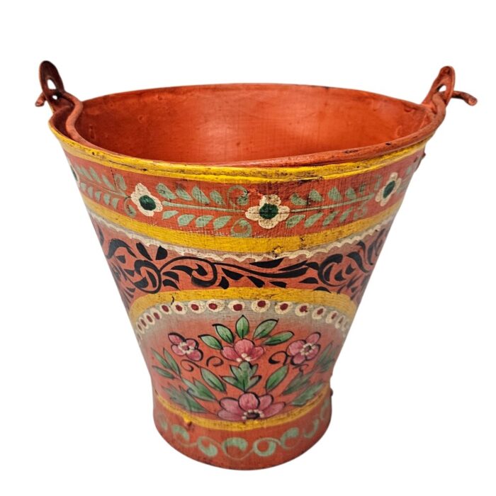 Painted Metal Bucket KMH9960B Main Painted Metal Bucket KMH9960B Main