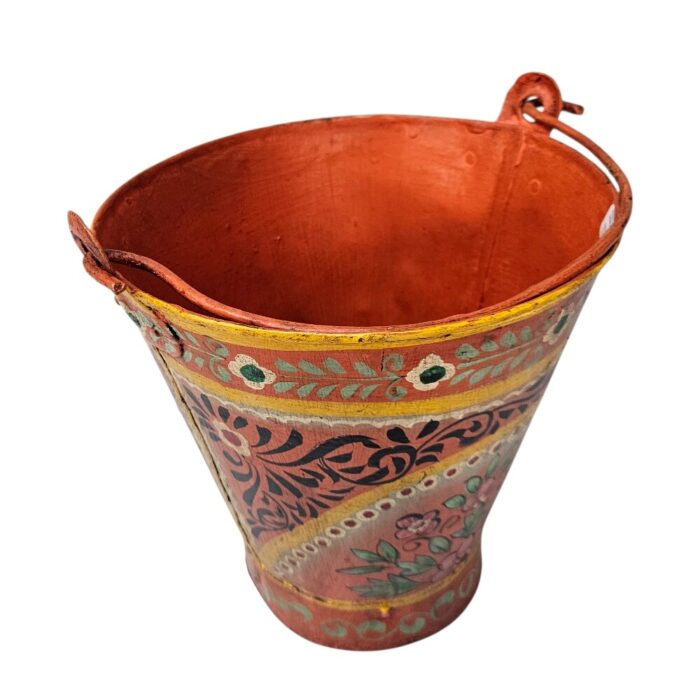 Painted Metal Bucket KMH9960B Side Painted Metal Bucket KMH9960B Side