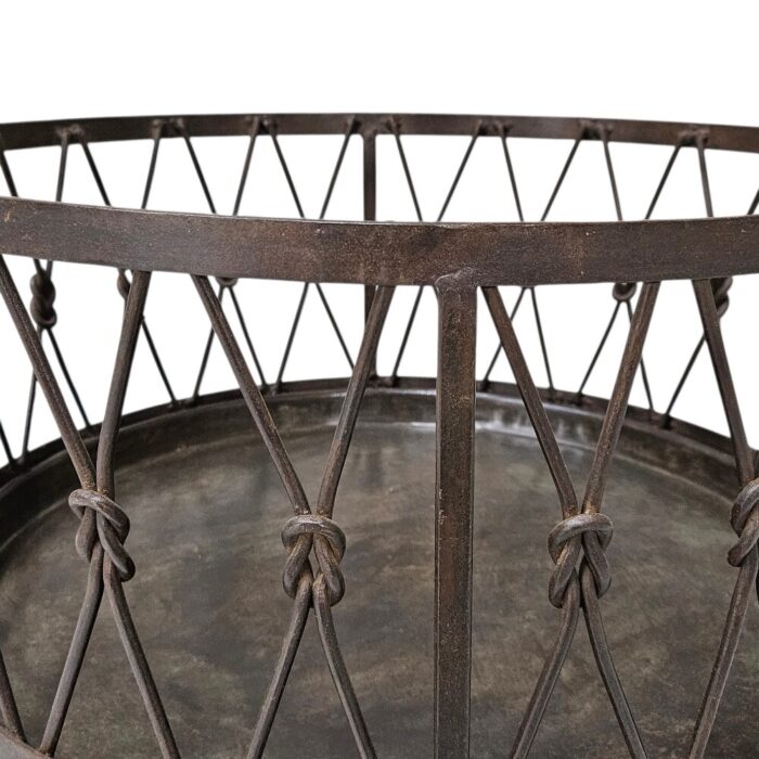 Iron Round Basket