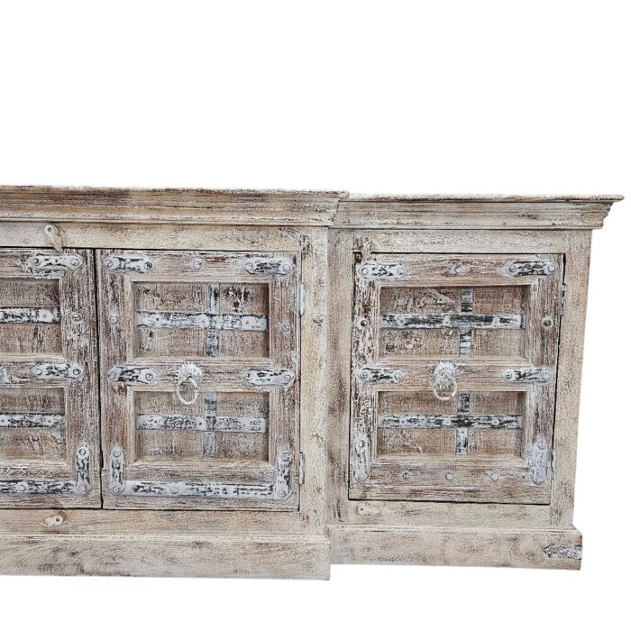 Step Door Sideboard KMF14366 Close Up 4 Door Step Sideboard