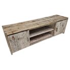 Ash MediaTV Unit Teak JAW9204 Side