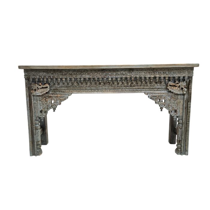 Carlean Carved Console Table KMF15368 Front Carlean Carved Console Table KMF15368 Front