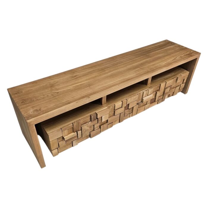 Coda MediaTV Unit Teak AMP0001 Side Coda MediaTV Unit Teak AMP0001 Side