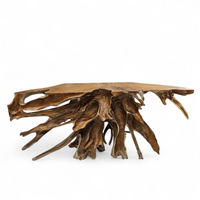 Comsole Root Scoop Table INJ5070F root wood scoop table