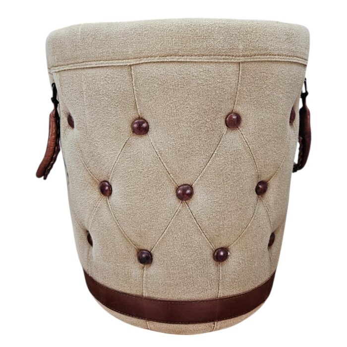 Delux Leather Basket KMH9981 Front Delux Leather Basket KMH9981 Front