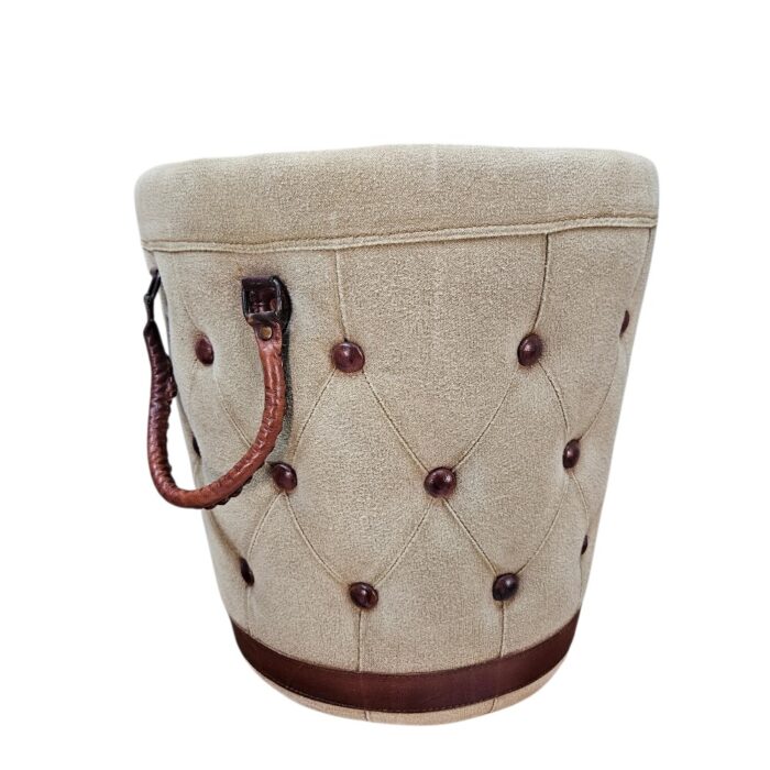 Delux Leather Basket KMH9981 Side (2) Delux Leather Basket KMH9981 Side (2)