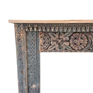 Flora Console Carved KMF15372 Close