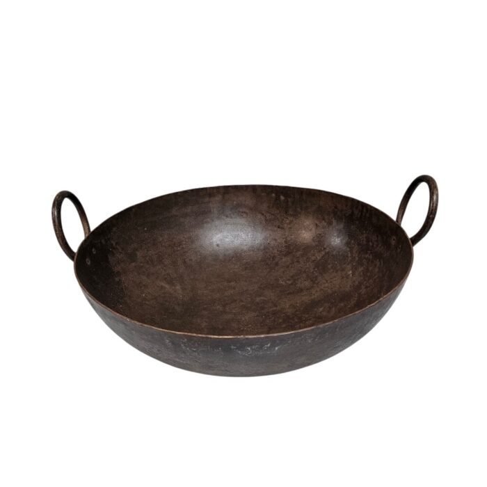 Kadai Iron Bowl With Handle KMH9098 Main Kadai Iron Bowl With Handle