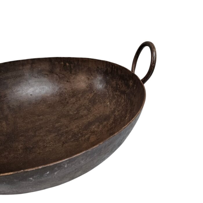 Kadai Iron Bowl With Handle KMH9098 Side Kadai Iron Bowl With Handle