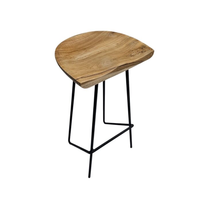 Kano BarStool Teak With Metal RAM6500 Side