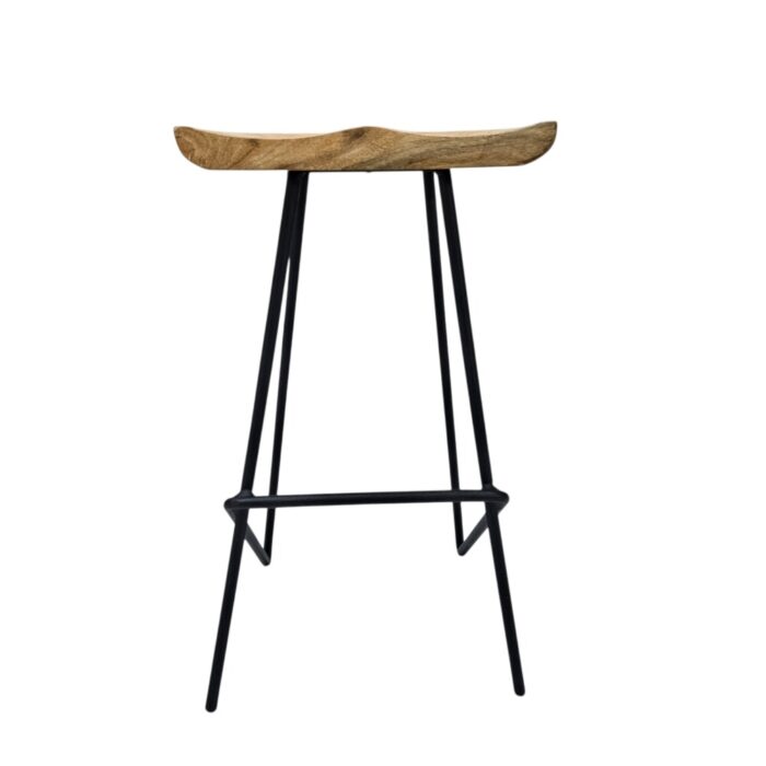Kano Counter Stool Teak With Metal RAM6505 Main Kano Counter Stool Teak With Metal RAM6505 Main