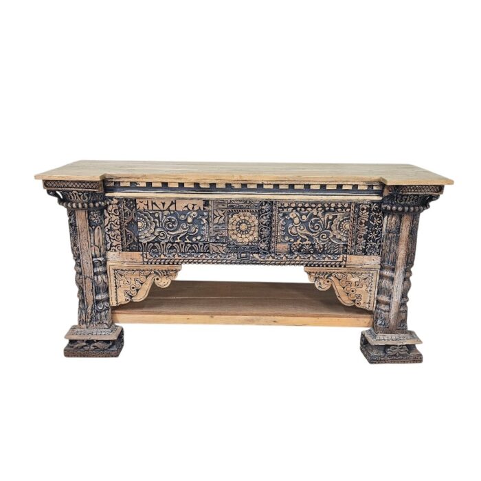 Lazuli Carved Console KMF15370 Top Lazuli Carved Console KMF15370 Top