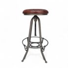 Maxwell Barchair Leather And Iron KMF28022A