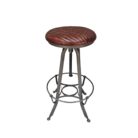 Maxwell Barchair Leather And Iron KMF28022A Side