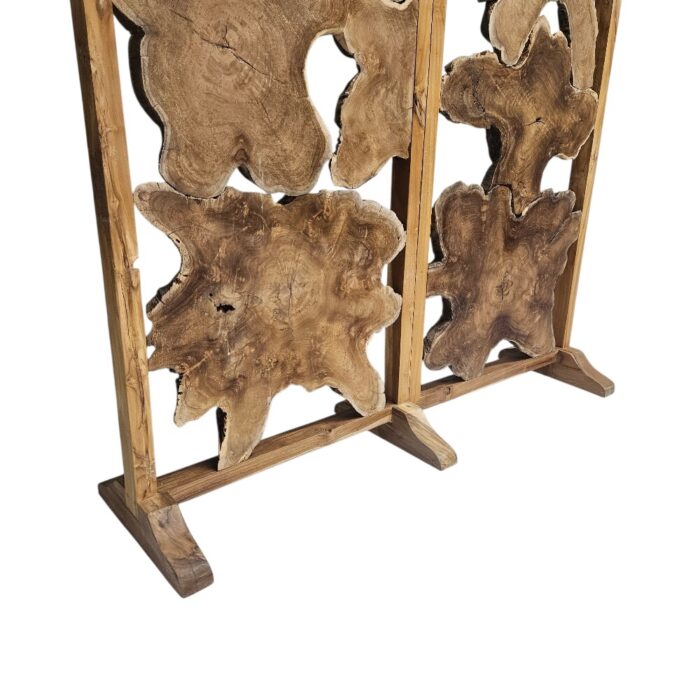 Organic Teak Screens Set Of 2 NAJ8502 Bottom
