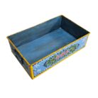 Painted Metal Storage Tray KMH9075A side