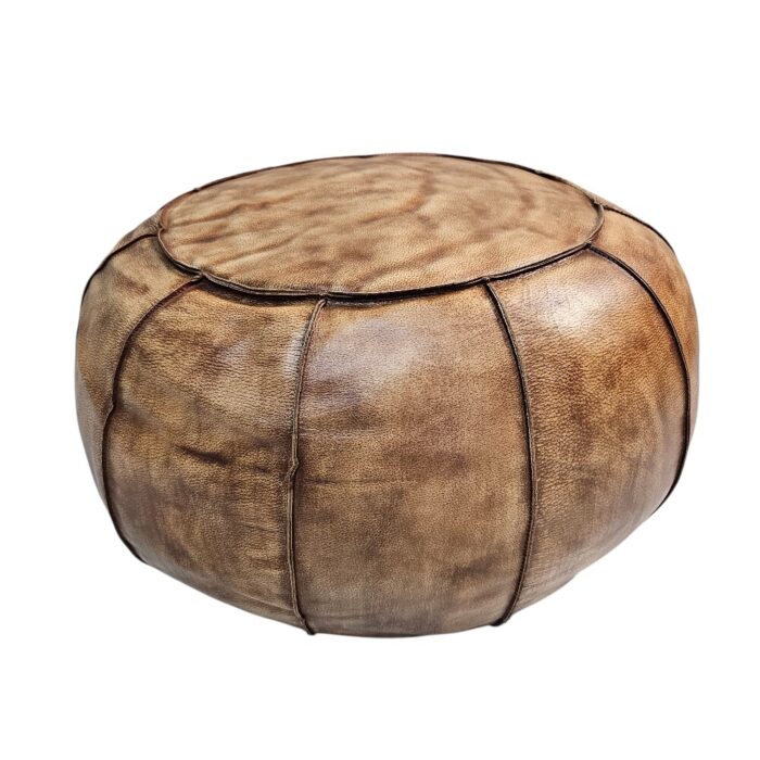 Pouffe Leather Round KMF3419 Main Pouffe Leather Round KMF3419 Main