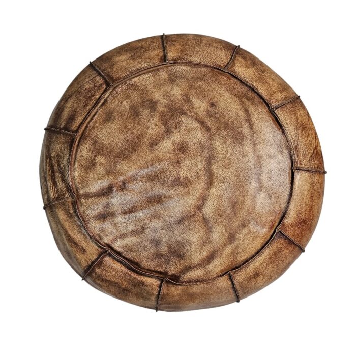 Pouffe Leather Round KMF3419 Top Pouffe Leather Round KMF3419 Top
