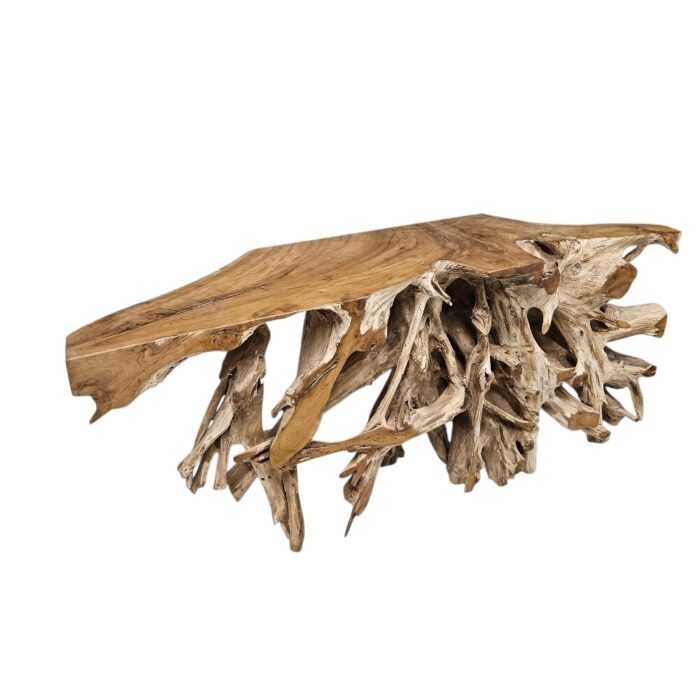 Root Teak Console Table Erosi INJ5058A12 Side Root Teak Console Table