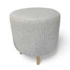 Round Ottoman Eggshell URF2006B Main