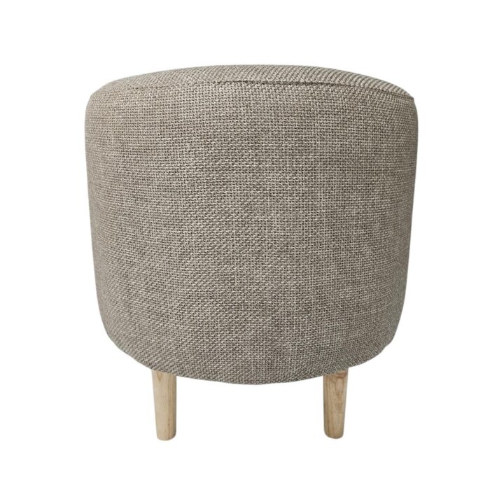 Round Ottoman Sand URF2006A Front Round Ottoman Sand URF2006A Front