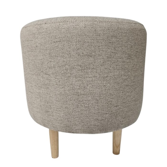 Round Ottoman Sand URF2006C Front Round Ottoman Sand URF2006C Front