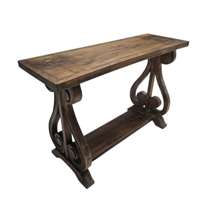 Scroll Double Console Table Mad3018 Side