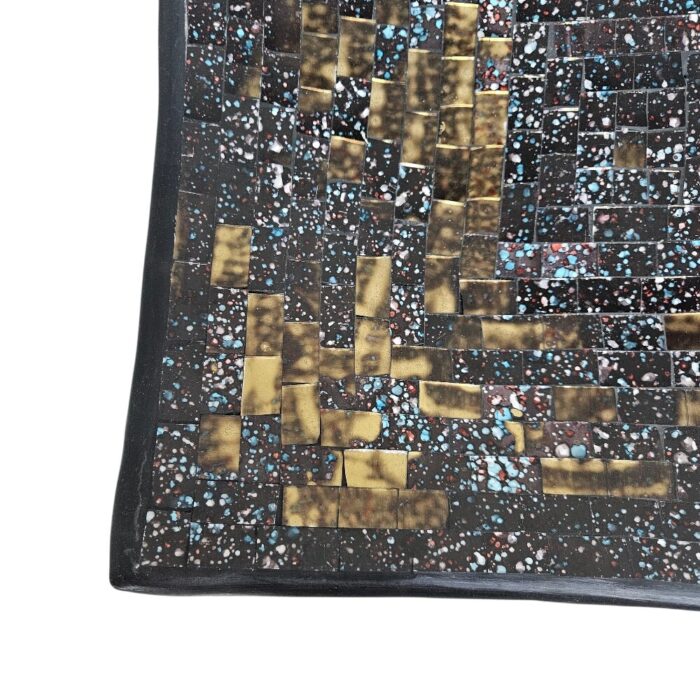 Speckle Mosaic Square Bowl YUB1509 Close