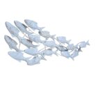 Swimming Fish Wall Panel Blue IWD0046 Side