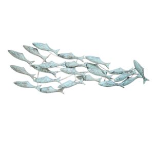 Blue Swimming Fish Wall Panel