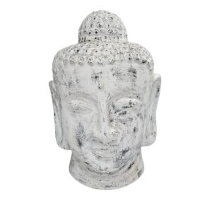 White Thai Buddha Head