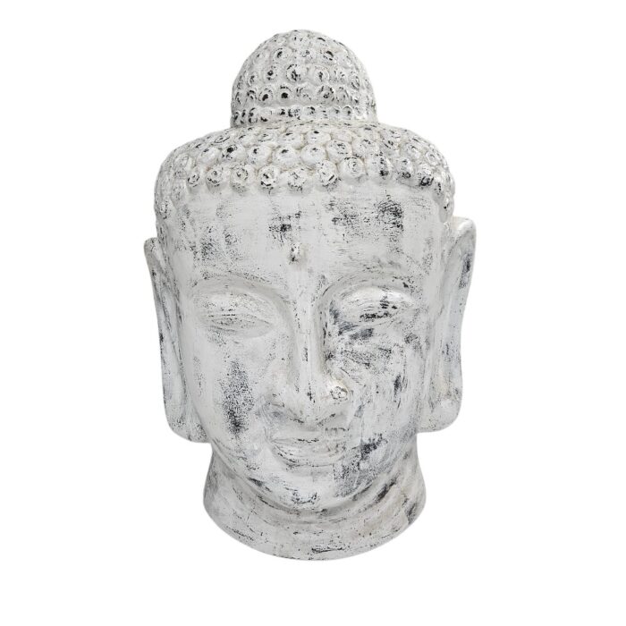 White Thai Buddha Head