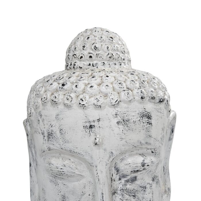 White Thai Buddha Head