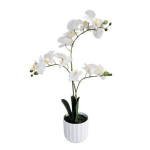 Faux White Orchid