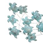 Bkue Turtles Swimming Wall Panel IWD0043 Close Up