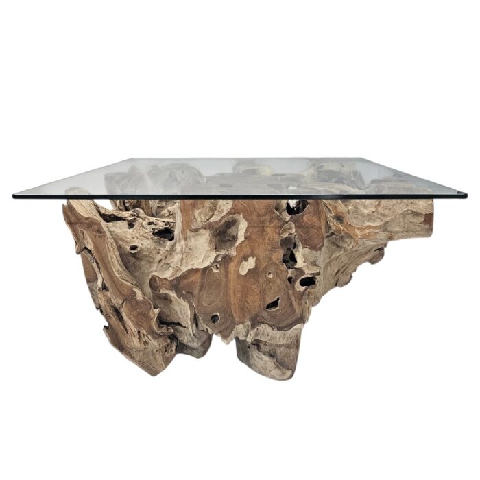 Erosi Teak Root Coffee Table Square INJ4606A8 Erosi Teak Root Coffee Table Square INJ4606A8