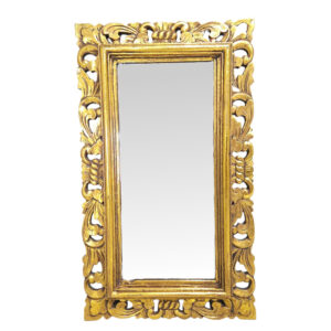 Fleur De Lis Golden Mirror