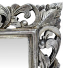 Fleur De Lis Mirror MAD0635A Main Silver Close Up