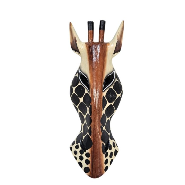 Giraffe Wooden Mask Wall Hanging GAL0800B 30cm