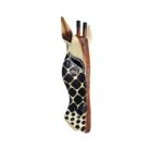 Giraffe Wooden Mask Wall Hanging GAL0800B 30cm Side